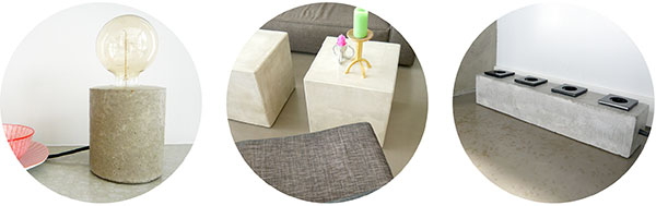 Unter dem Produktlabel BETO entstehen Betonmöbel und Wohnaccessoires nach Maß sowie Boden- und Wandbeschichtungen. Unter dem Produktlabel BETO entstehen Betonmöbel und Wohnaccessoires nach Maß sowie Boden- und Wandbeschichtungen.